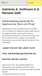 Mobile Screenshot of hoffmann-wandrei.de